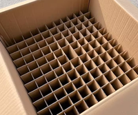 Boîtes en carton ondulé recyclables à fentes, type avion, avec poignée, séparateur, couteau, forme personnalisée, impression, emballage promotionnel, cadeau