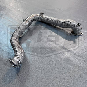 Pour A35 A180 A200 W177 2.0T Downpipe sans catalyseur avec isolation, système d'échappement amélioré pour une performance accrue - Product Image 3