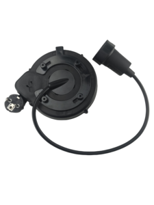 Carrete de Cable retráctil <span class=keywords><strong>pequeño</strong></span>, extensión de rebobinado automático con resorte para <span class=keywords><strong>enchufe</strong></span> Euro/UK, cables de alimentación, aspiradora, Euro/UK - Product Image 6