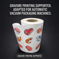 Film composite sous vide de qualité supérieure, 70 microns, blanc laiteux, résistant aux perforations, résistant aux basses températures, en rouleau, pour emballage flexible