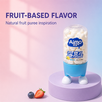Aimo Fruity Baby Jelly Bean Protein Probiotics Healthy Snack Sweet Taste Semi-Soft Texture Drop Biscuits Box 16g 12 Months Shelf