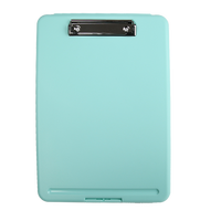 Portapapeles de Enfermera Personalizado A4, Portapapeles de Plástico con Almacenamiento, Portapapeles de Enfermería Abierto, Carpeta de Almacenamiento Plegable