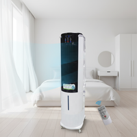 Kipas Pendingin Udara Evaporatif Inverter dengan Layar Digital LED Berkinerja Tinggi Bersertifikasi CE/CB, Remote Control, 4 Kecepatan & Timer 24 Jam