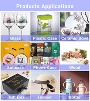 Supplier Cina Printer UV DTF Otomatis Penuh 60cm Tinta UV 1 Tahun Sistem Pengeringan Pendingin Air UV LED Transparan Kristal