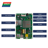 DWIN Modul Layar LCD TFT TN 4.3 Inci 480*272 HMI FSK Bus Kamera Layar Sentuh Kapasitif 262K Warna Antarmuka TTL RS232 UART