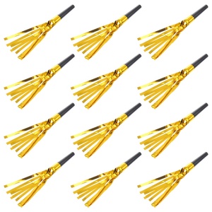 Vente en gros 12 pièces/ensemble or argent éruptions bruiteurs sifflets fournitures de fête <span class=keywords><strong>pour</strong></span> anniversaire remise des diplômes Ramadan Thanksgiving - Product Image 5