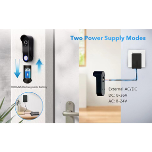 Interphone intelligent extérieur professionnel IP55, sonnette sans fil, <span class=keywords><strong>Homekit</strong></span>, caméra 1080p, caméra de porte intelligente Tuya, sonnette de porte Wifi, interphone - Product Image 6