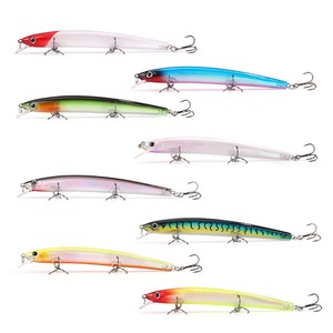 Vente en gros 110mm 130mm de long leurre artificiel dur méné coulant Original flottant méné d'eau douce salée Jerbait - Product Image 6