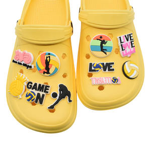 Wholesale Custom Logo Cartoon Sports PVC <b>Shoe</b> Charm <b>Accessories</b> for Clogs 2.5-3.5cm - Product Image 3