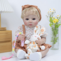 Poupées Reborn R&B BERCLA 18 pouces en vinyle pleine grandeur, bébés réalistes, vente en gros d'usine OEM ODM ASTM CPC CE pour filles