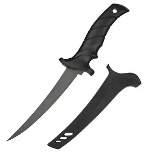 新着ノンスティックコーティングPP TPRハンドル、ステンレス鋼フィレットおよびボーニングナイフ