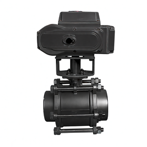 Vente de liquidation B2B COVNA, vanne à bille électrique motorisée à deux voies de 4 pouces, acier inoxydable 304, connexion filetée NPT - Product Image 4