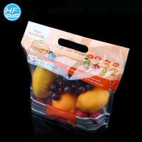 Sachet Doypack Personnalisé en BOPP Perforé pour Emballage de Légumes et Fruits Frais avec Fonction de Sécurité, Type Plastique