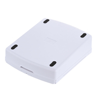 Trois couleurs au choix, miroir de maquillage miniature pliable à LED avec boîte de rangement pour le maquillage