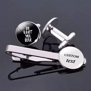 Logo personalizzato personalizzato <span class=keywords><strong>gemelli</strong></span> camicia da uomo regali di compleanno bottoni da polso <span class=keywords><strong>gemelli</strong></span> in argento di alta qualità gioielli rotondi - Product Image 3