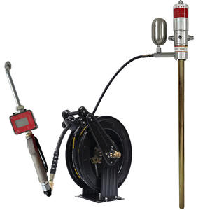 Pompe à huile mince pneumatique haute pression à baril de godet 200L d'usine OEM 3:1 5:1 pompe à tambour à huile pour moteur à engrenages pneumatique de 55 gallons - Product Image 4