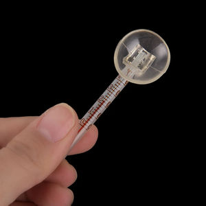 Yüksek kaliteli çevre dostu cam su sıcaklığı termometre akvaryum balık <span class=keywords><strong>tank</strong></span>ı için güzel vantuz metre - Product Image 4