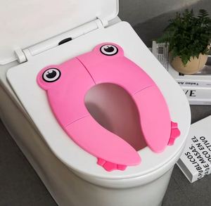 VCPC Toilet <b>Potty</b> <b>Training</b> Seat Cover Travel Toilet Seat Folding Non Slip Silicone Pads Portable Reusable Kids Toddlers - Product Image 5