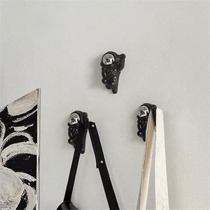 Aerospace Series Iron <b>Wall</b>-Mounted Coat <b>Key</b> <b>Hook</b> Modern Minimalist Design Flexible Functional <b>Wall</b>-Suspended Flying Saucer Style - Product Image 4