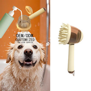 Brosses personnalisées <span class=keywords><strong>pour</strong></span> animaux de compagnie Brosse de massage <span class=keywords><strong>pour</strong></span> le bain Distributeur de shampoing Outil de toilettage <span class=keywords><strong>pour</strong></span> <span class=keywords><strong>chien</strong></span> Bain <span class=keywords><strong>pour</strong></span> chat et <span class=keywords><strong>chien</strong></span> - Product Image 1