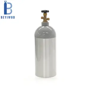 Medical DOT3AL 5lb Refillable Aluminum Co2 Gas Cylinder for Medical Aesthetic Equipment