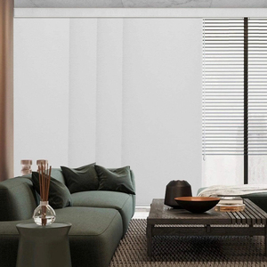 Paneles verticales ciegos para puerta corredera de vidrio para divisor de habitación, panel deslizante de oficina, persianas de riel - Product Image 3