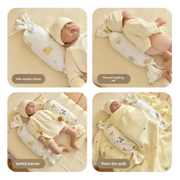 Bonbons Oreiller 100% Coton Anti-Poussière Acariens Corps Soutien Côté Couchage Dossier Tenant Confort Sommeil Pression Couette