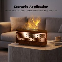 Diffuseur d'arômes à effet bois grainé, diffuseur ultrasonique d'huiles essentielles pour la maison, la chambre et la décoration de bureau, best-seller