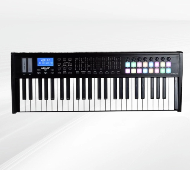 WORLDE MIDI Keyboard Controller P-49 PRO(49key Semi-counterweight MIDI Keyboard) Musical Instruction
