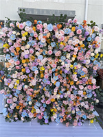 Offre Spéciale – Magnifique Mur de Fleurs en Soie Écologique 2m x 2m pour Mariage, Fête des Mères, Pâques – Utilisation Intérieure/Extérieure