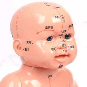 Modelo de masaje pediátrico con puntos de acupuntura y meridianos para la formación de enfermeras, parteras y mujeres embarazadas - Product Image 4