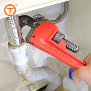 Dụng cụ cầm tay 8 "10" 12 "14" 18 "24" 26 "48" Mỹ loại có thể điều chỉnh ống nước cờ lê Heavy Duty thẳng Ống cờ lê - Product Image 4