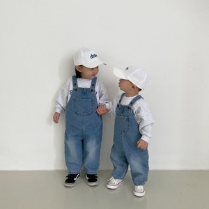 <span class=keywords><strong>Salopette</strong></span> en denim personnalisée Vêtements pour enfants garçons Combinaison en jean pour tout-petits Combinaison barboteuse d'automne pour bébé <span class=keywords><strong>garçon</strong></span> - Product Image 4