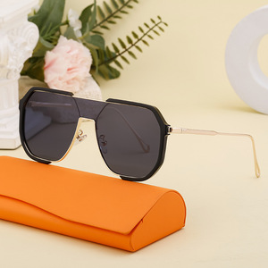 Gafas de Sol con Marco Cuadrado Hechas a Medida, Unisex, Lentes de PC con Protección UV400, Estilo Instagram, Origen Taizhou WK 68303 - Product Image 2