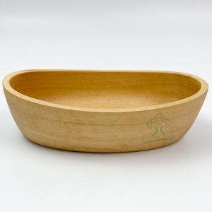 Ensemble de <span class=keywords><strong>vaisselle</strong></span> d'hôtel en bois de caoutchouc en forme de <span class=keywords><strong>bateau</strong></span> créatif ; Bol à riz et plat en bois massif, <span class=keywords><strong>vaisselle</strong></span> en bois unique - Product Image 1