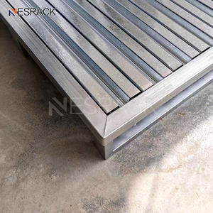Palettes en acier robustes personnalisées pour l'<span class=keywords><strong>accès</strong></span> aux chariots élévateurs de stockage en entrepôt avec système de rayonnage sélectif à palettes-<span class=keywords><strong>Fournisseur</strong></span> de palettes - Product Image 3