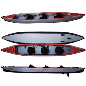<span class=keywords><strong>Kayak</strong></span> inflable de tres personas de <span class=keywords><strong>alta</strong></span> presión con tecnología Drop Stitch, de 0.9 mm de grosor y 80 cm de ancho, para drifting. - Product Image 4