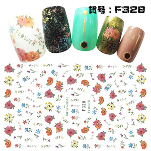 Promocional hermosa <span class=keywords><strong>flor</strong></span> de alta calidad DIY gel de esmalte de uñas de arte pegatinas de calcomanías - Product Image 5