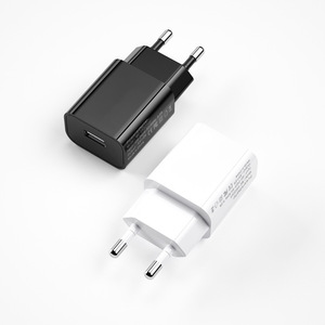 เครื่องชาร์จมาตรฐานยุโรป 5V2A พอร์ต USB กำลังไฟ 10W สำหรับอุปกรณ์แอนดรอยด์และเครื่องใช้ไฟฟ้าขนาดเล็ก มีสีขาวและสีดำให้เลือก - Product Image 1