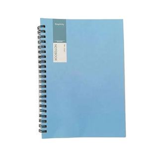Carnet de notes professionnel de haute qualité personnalisé en PVC plastique imperméable avec reliure spirale et logo pour cadeau - Product Image 1