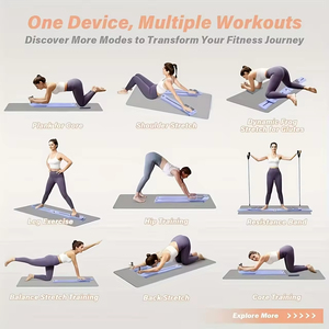 Tabla de Ejercicios Reformer Board AB, Máquina de Entrenamiento con Rodillo, Equipo de Fitness para Fortalecer el Core - Product Image 3