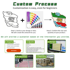 Alfileres, insignias y broches con el emblema nacional, la bandera y el mapa de Irán, broches con el escudo de Teherán iraní, recuerdo persa. Venta al por mayor. Personalizado. Fábrica antigua y confiable. - Product Image 3