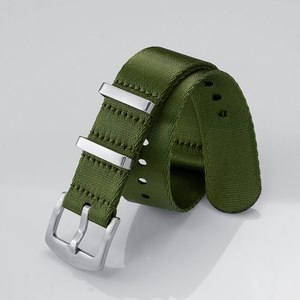 Venta al por mayor <span class=keywords><strong>correa</strong></span> de <span class=keywords><strong>reloj</strong></span> personalizada <span class=keywords><strong>correa</strong></span> de nailon 20 22mm tipo universal tropas deportivas bolsa de paracaídas <span class=keywords><strong>correa</strong></span> de <span class=keywords><strong>reloj</strong></span> de piloto para la venta - Product Image 5