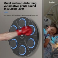 Nouvelle Cible Murale Intelligente pour l'Entraînement Transfrontalier de Boxe avec Tapis Musical en Polyuréthane - Modèle HJ-X