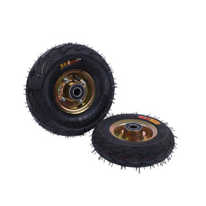 ล้อนิวเมติกยาง Cui ล้อหมุนอุตสาหกรรมขนาดเส้นผ่าศูนย์กลาง200มม. พร้อมแบริ่งคู่ - Product Image 2