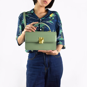 <span class=keywords><strong>Bolso</strong></span> de mano de diseño clásico para mujer, bolsa de hombro con textura lisa personalizada, Color puro, elegante, 2021 - Product Image 6
