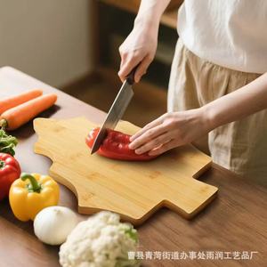 Tabla de cortar de madera con forma de árbol de Navidad, bandeja para servir, plato para queso, plato para delicatessen, para fiestas - Product Image 3