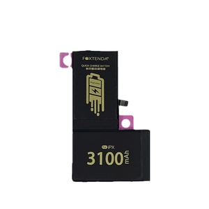 Batería de Polímero de Iones de Litio Recargable de Alta Capacidad de Cobalto Puro de 3100 mAh para <span class=keywords><strong>iPhone</strong></span> <span class=keywords><strong>X</strong></span>, <span class=keywords><strong>Precio</strong></span> de Venta Directa de Fábrica - Product Image 1