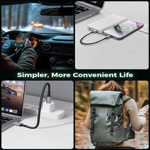 สายชาร์จ USB-C to C แบบถักไนลอน ยาว 6 ฟุต 10 ฟุต รองรับการชาร์จเร็ว 240W Super Fast Charging  Type c 3.1 4K สำหรับโทรศัพท์ แล็ปท็อป และแท็บเล็ต - Product Image 6