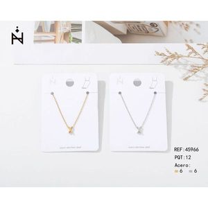 Catena per il corpo in acciaio inossidabile con lettera X Tobiller per donna, gioielli raffinati alla moda, placcati in oro, lunghezza standard - Product Image 1